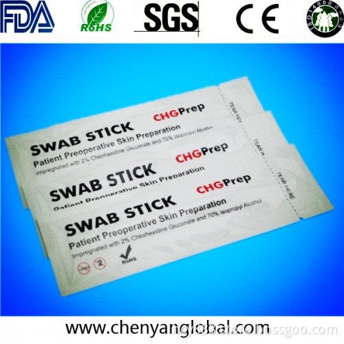 Alcohol Self Saturating Chg Swabsticks